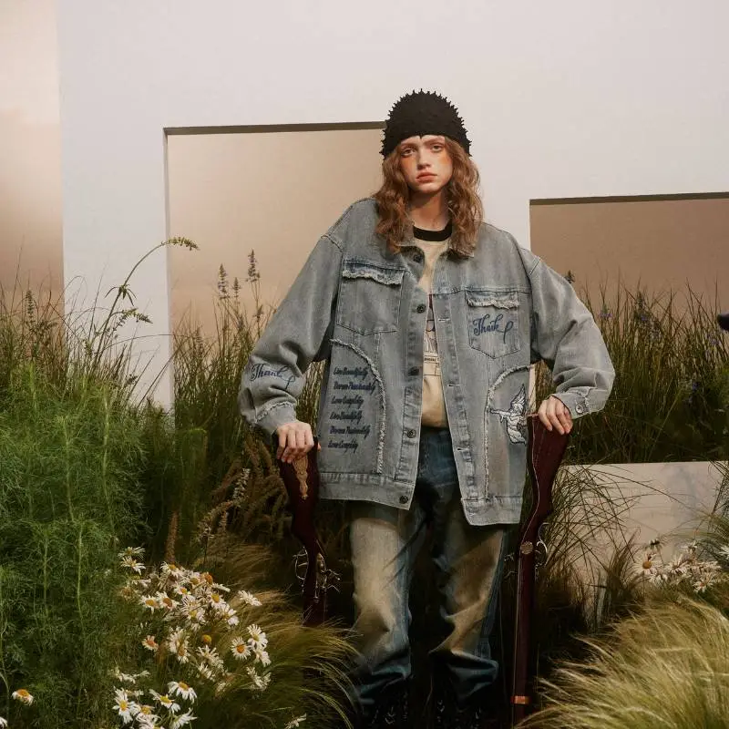 Embroidered Loose Jacket-4