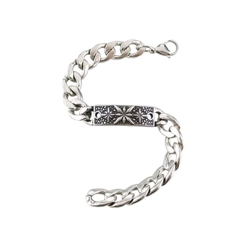 Ins Style Square Brand Hip Hop Retro Bracelet-2