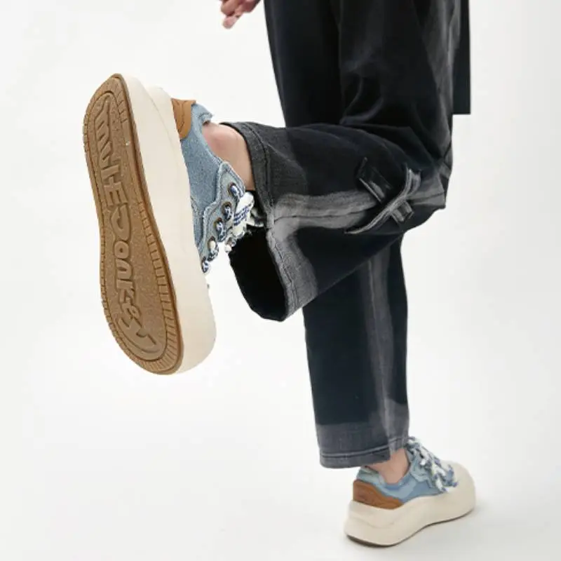 Versatile Thick Soled Canvas Shoes-1