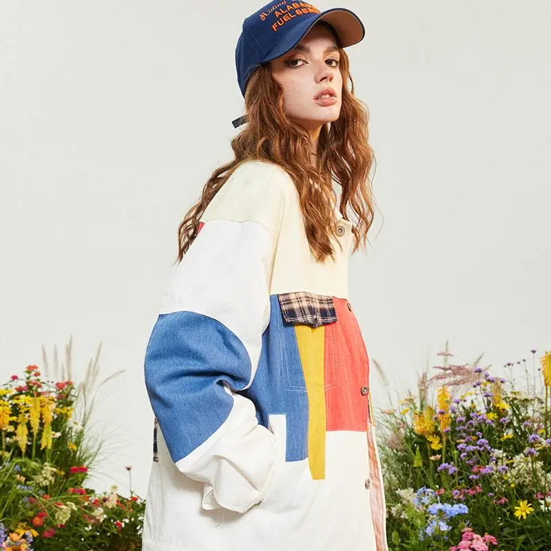 Contrast Color Patch Jacket-2