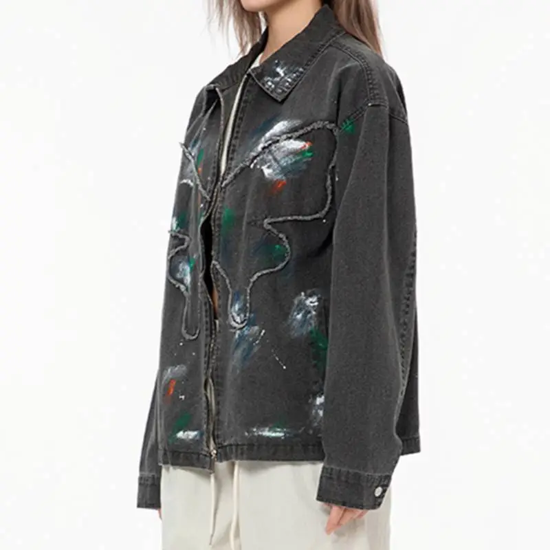 Butterfly Vintage Denim Jacket-7