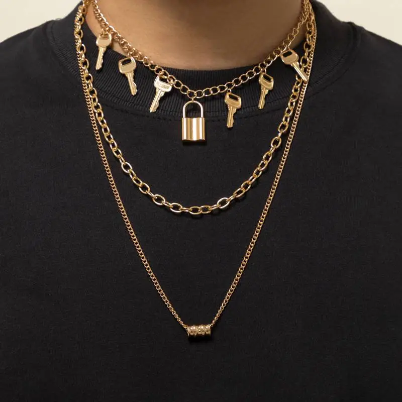 Versatile Pendant Clavicle Necklace Set-2