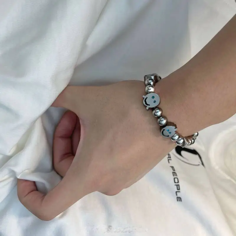 Hip Hop Smiley Face Bracelet-1