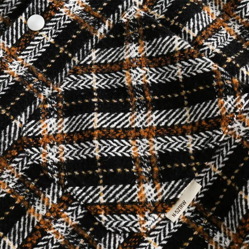 Trendy Retro Plaid Loose Jacket-5