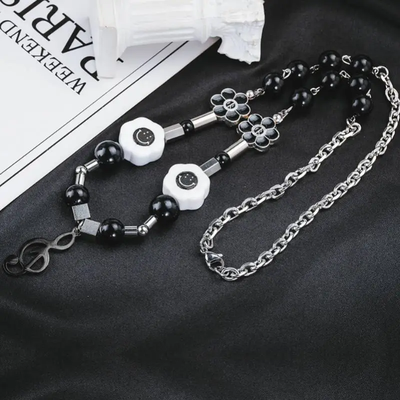 Trendy Smiley Face Necklace-3