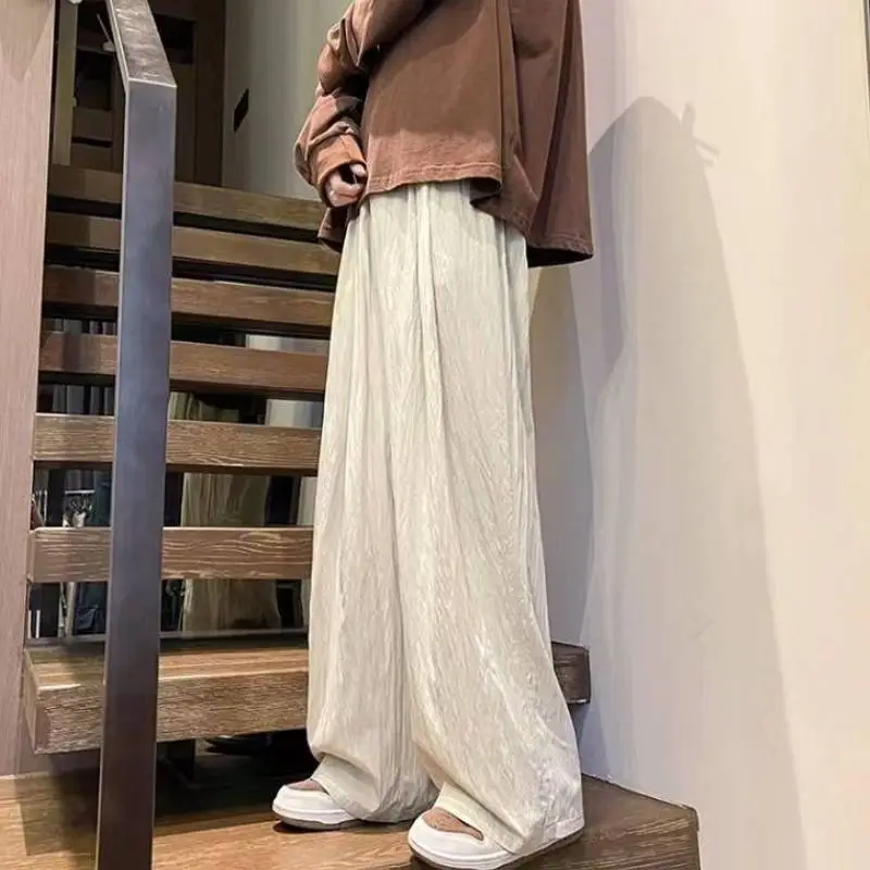 Wide legged Outer Wear Quick drying Casual Pants-5