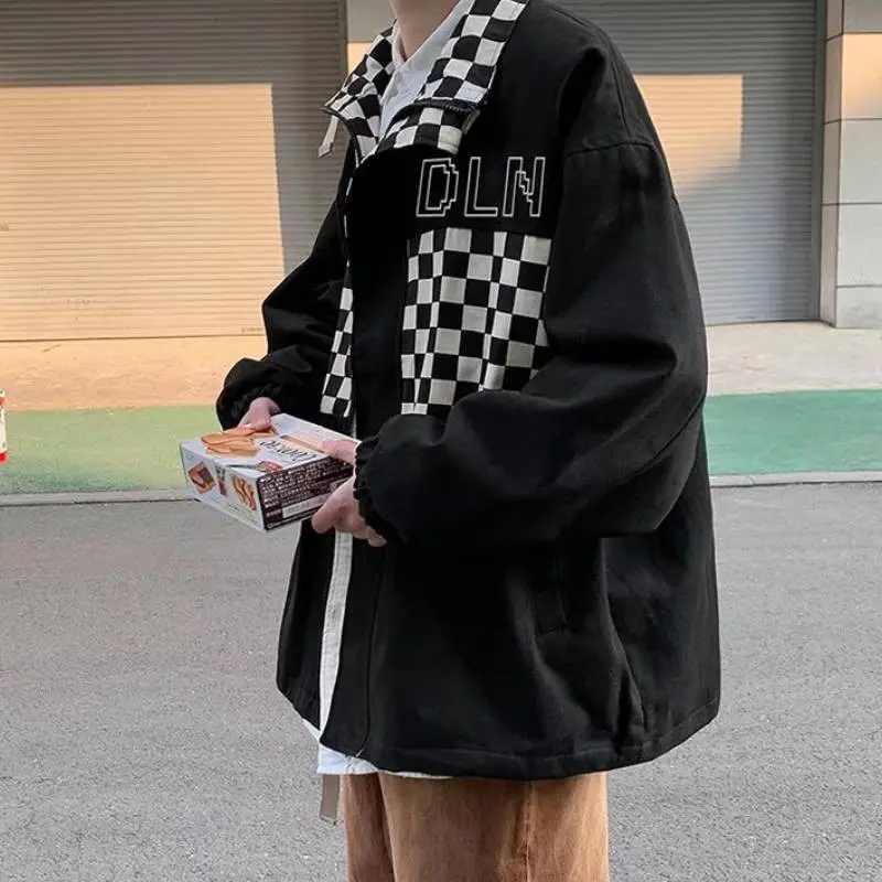 Plaid Patchwork Jacket-5