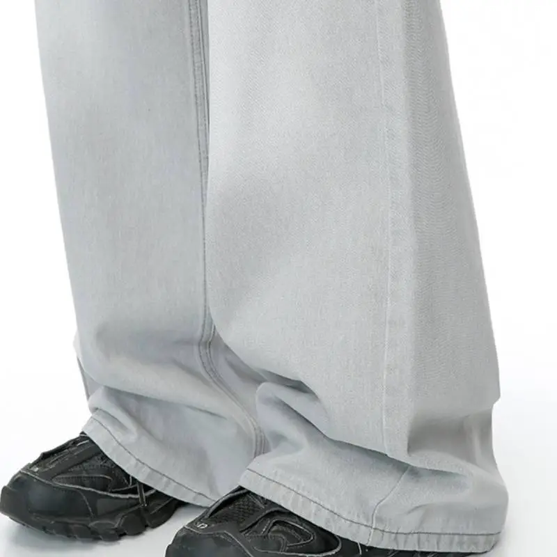 Retro Loose Cat Whisker Jeans-3