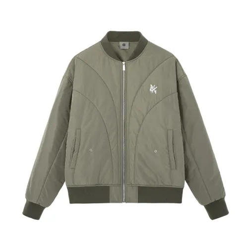 B.X Special Split Millitary Green Font Embroidered Jacket