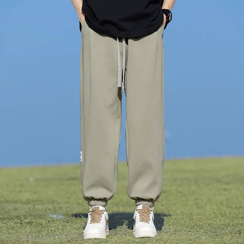 Fashionable Loose Knit Sweatpants-9