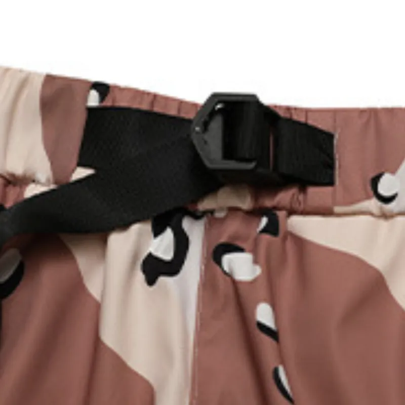 Casual Functional Style Camouflage Trousers-4