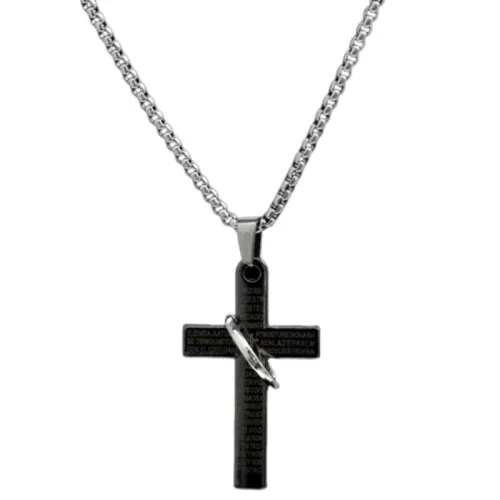 Hip-Hop Necklace with Simple Alloy Pendant