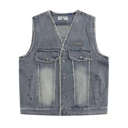 Casual Trendy Denim Vest