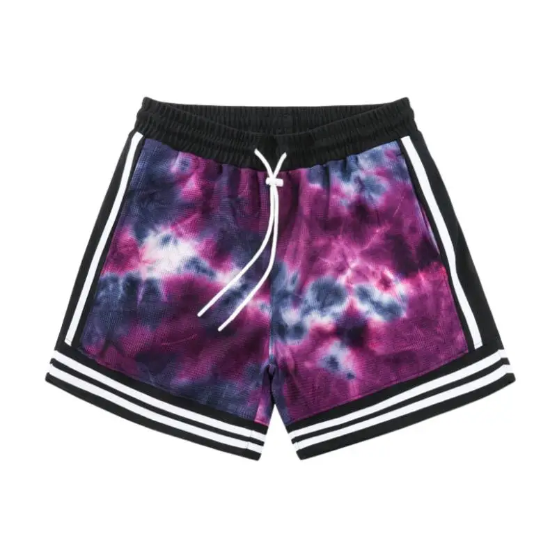 Tie Dye Versatile Mesh Breathable Shorts-8