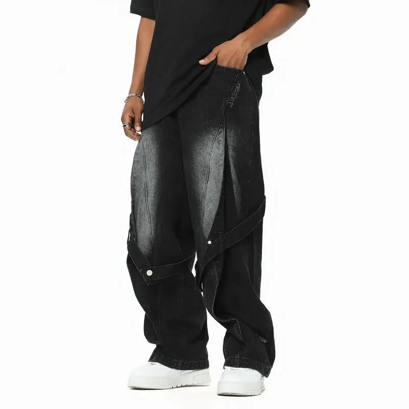 Retro Heavy Industry Washed Jeans-6