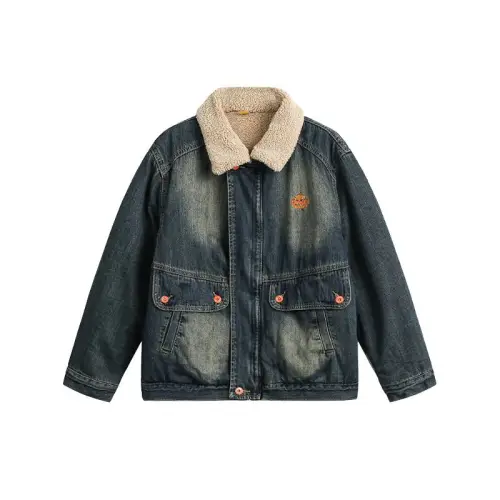 New Lambswool Denim Fashion Coat