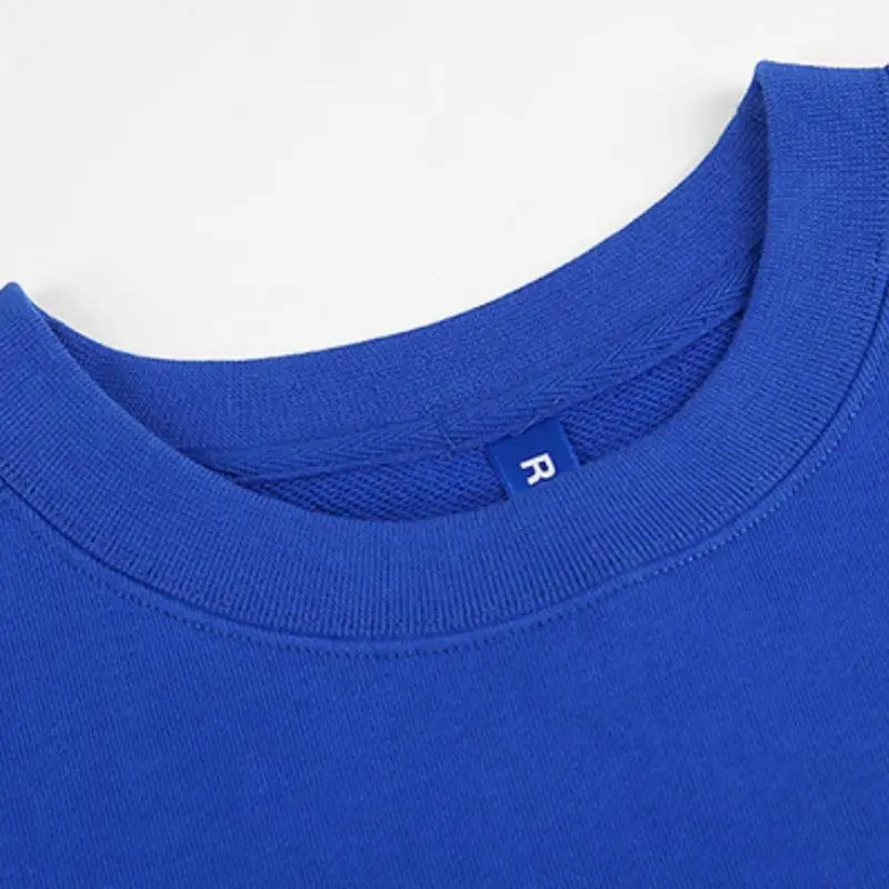 Three dimensional Pulp Letter Printing Crewneck Sweatshirt-6