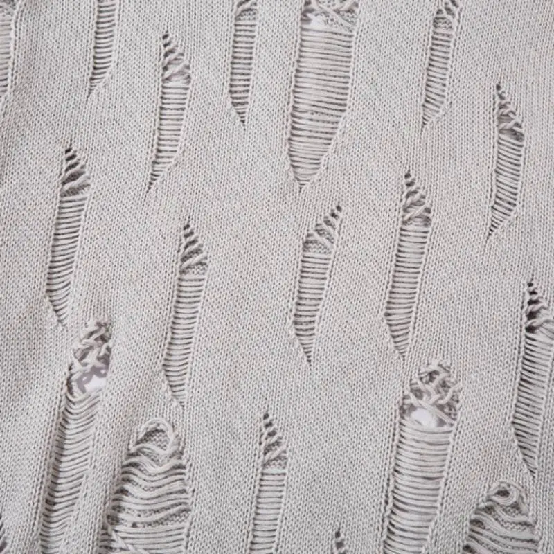 High Street Design Sense Beggar's Ripped Sweater-3