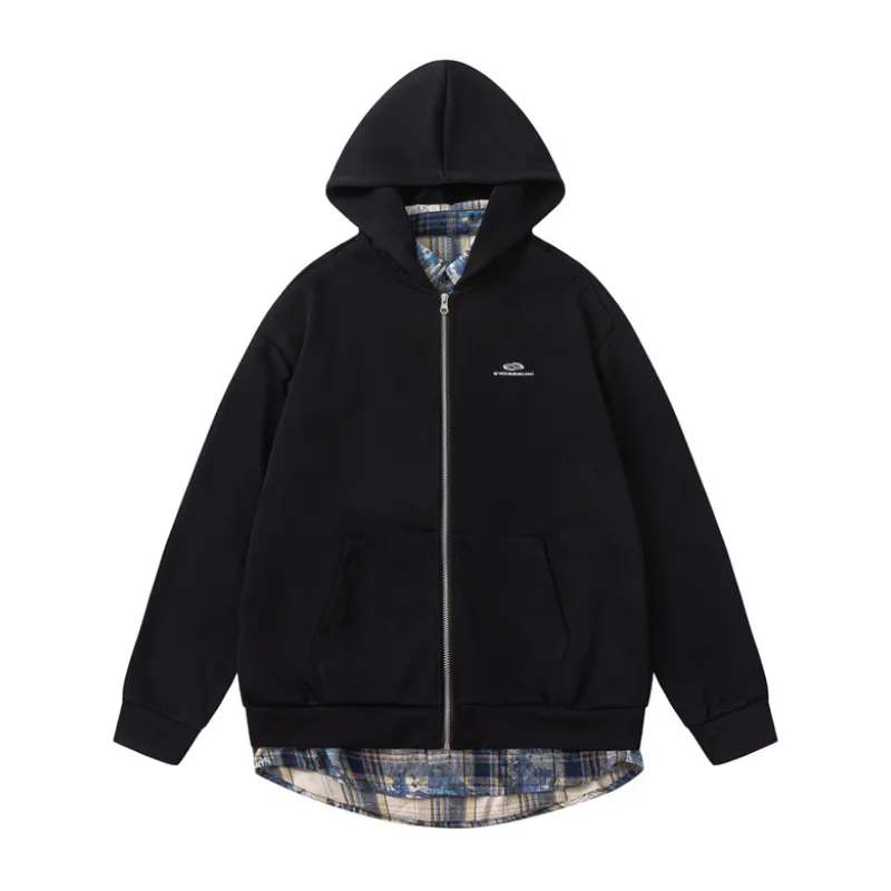 Fake Two-piece Design Niche Casual Loose Jacket - POIZON