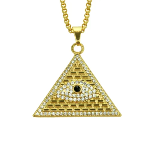 Pyramid Pendant Necklace