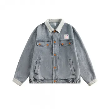 Retro Contrast Color Jacket