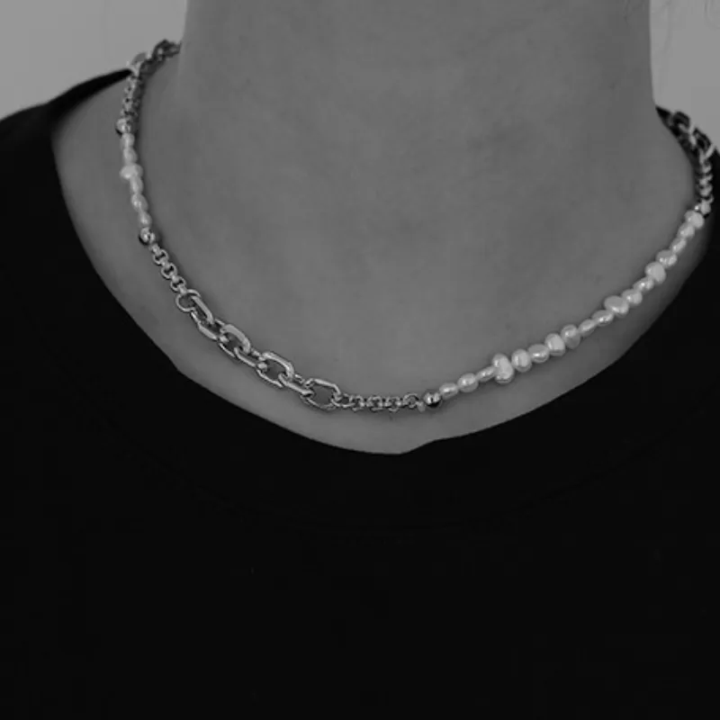 Trendy Baroque Pearl Necklace-2