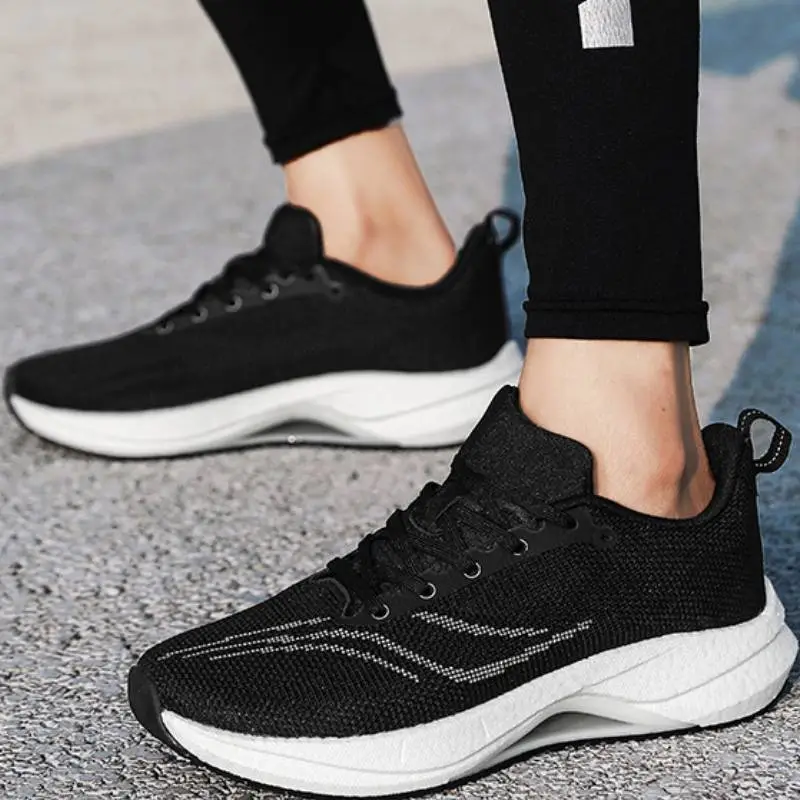 Breathable Reflective Running Shoes-1