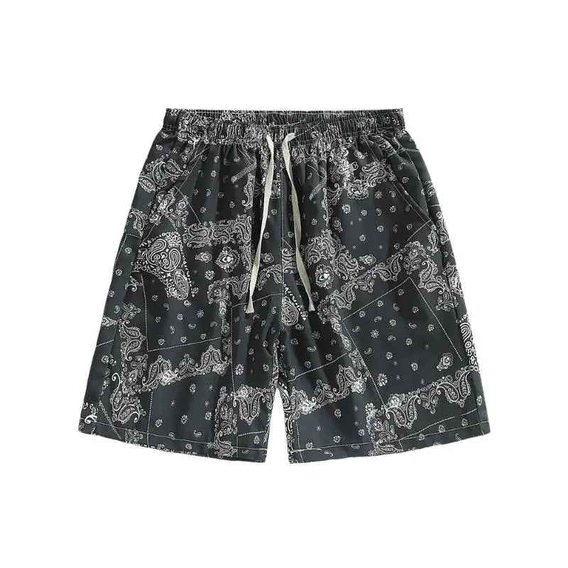 Casual Printed Large Size Pants-0