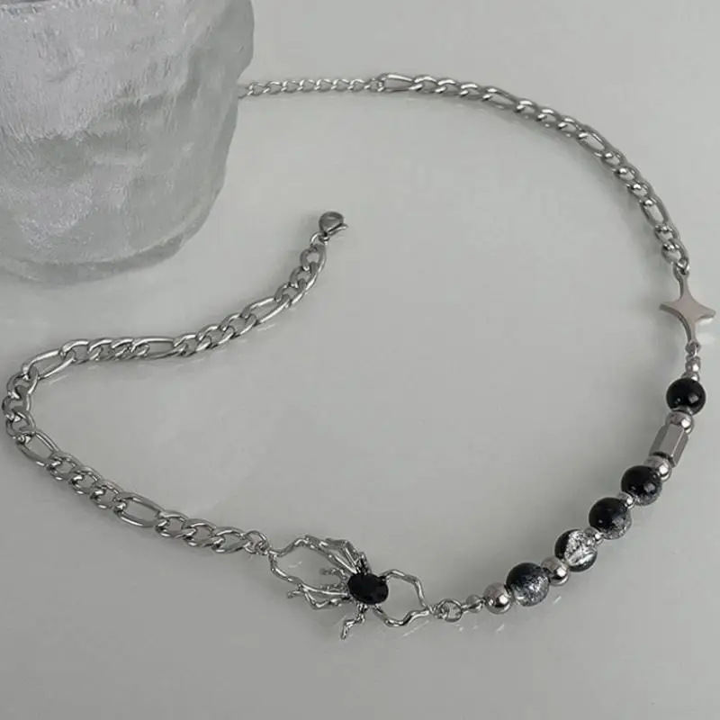 Spider Splicing Necklace-4