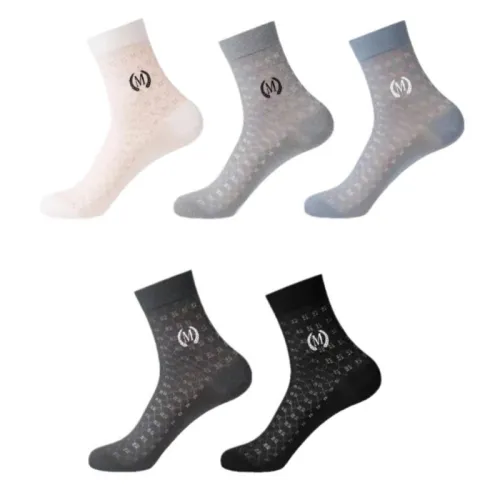 Simple Plain Mid-Calf Sock