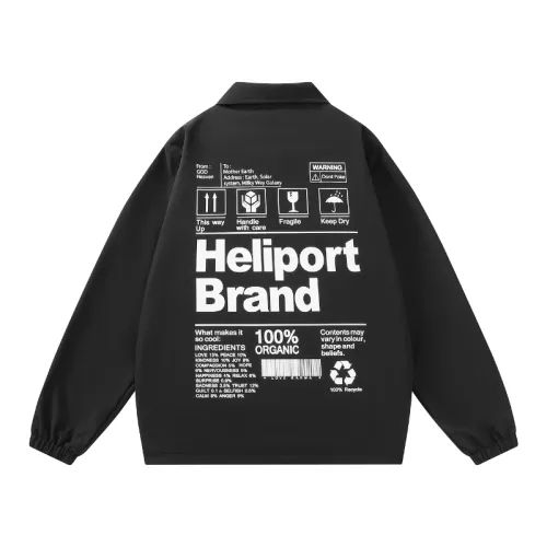 HELIPORT Aprons Eco-Cycle Coach Jacket All-Match Loose Charge Top
