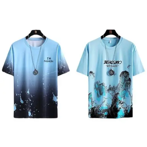 Trendy Brand Silk T-Shirt Set