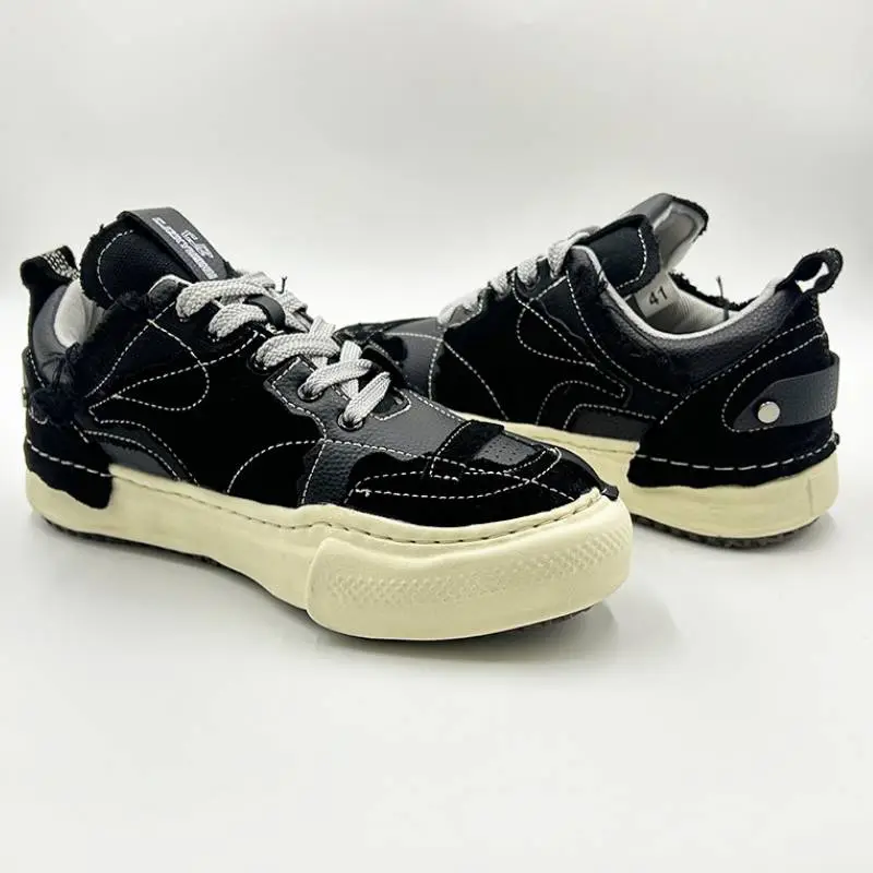 Preppy Low top Skateboarding Shoes-2