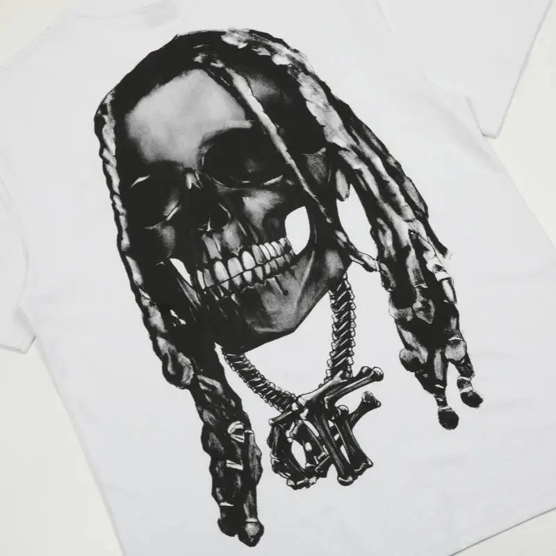 Letters Printed Short Sleeved T Shirt-5