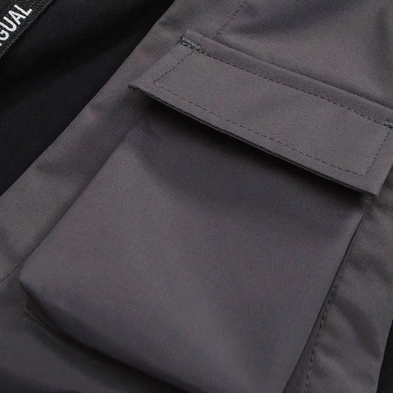 Lefan Contrast Workwear Trousers-2