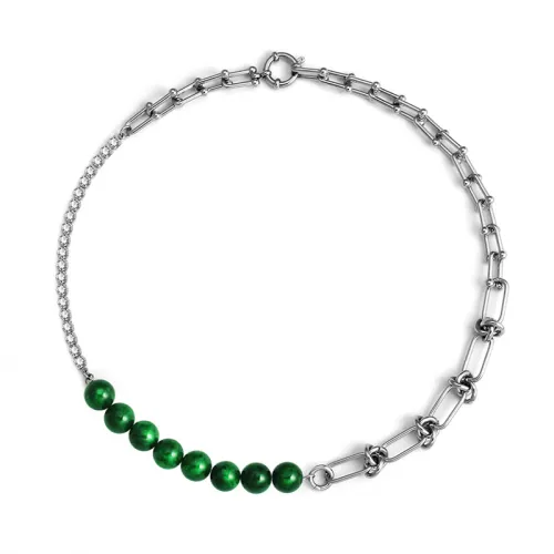 Emerald Green Bead Necklace