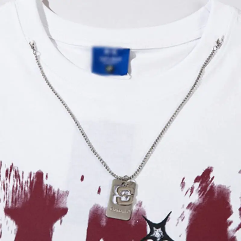 Casual Round Neck Graffiti Vest-4