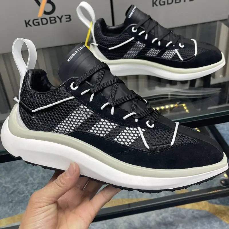 Fashion Mesh Logo Print Torre Shoes-2