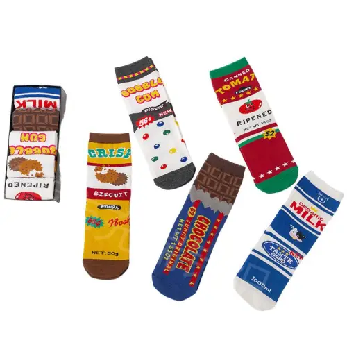 Cotton Trendy Socks Mid-Tube Socks F