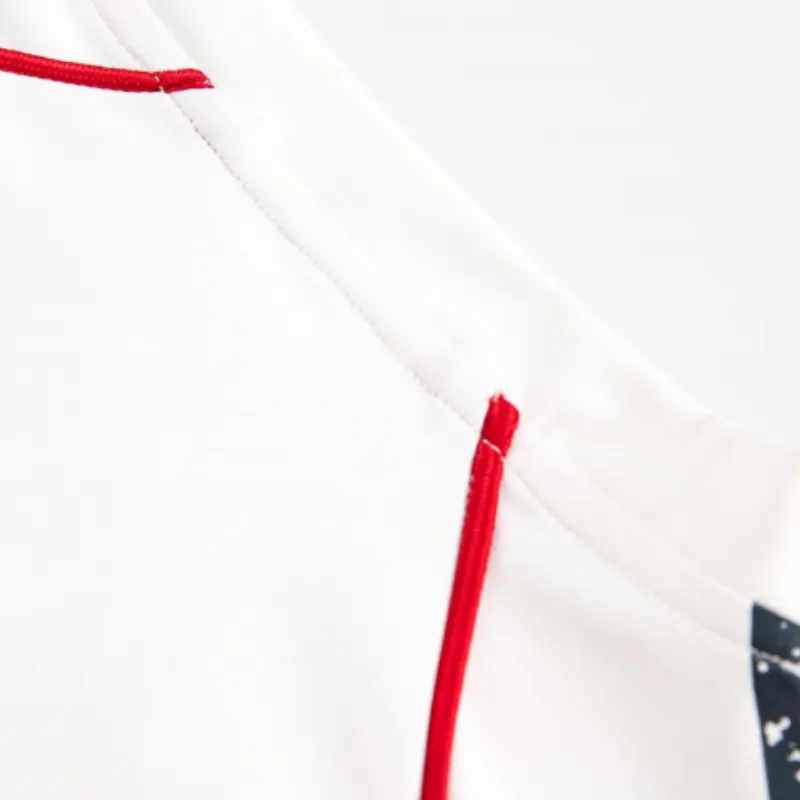 Star Letter Printed Loose Sweatshirt-2