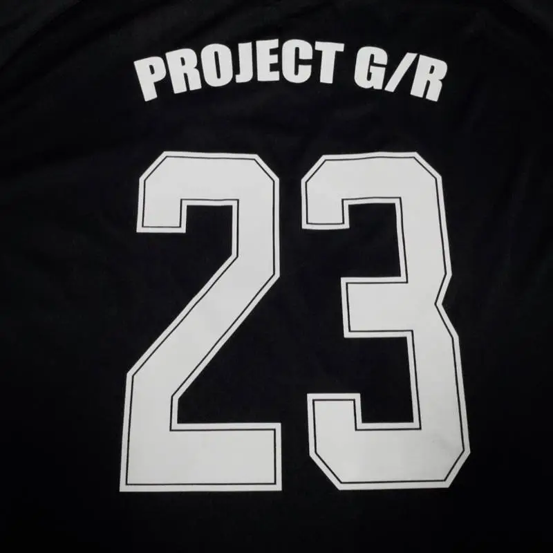 Stitching Football Short sleeved Retro Niche Loose T shirt-4