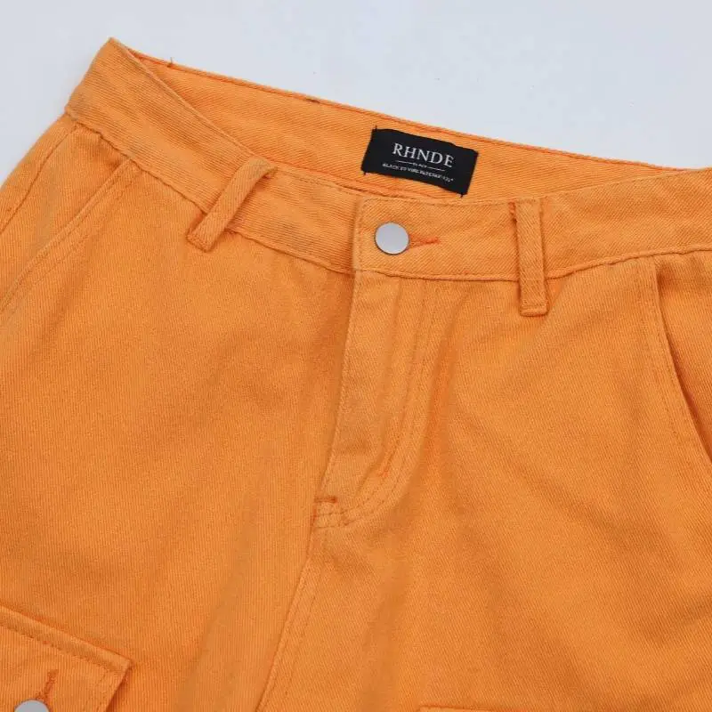 Trendy Retro Distressed Trousers-5