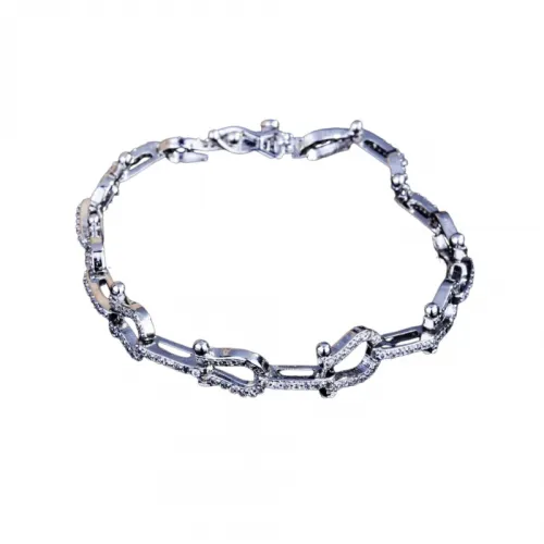 Hip Hop Diamond Horseshoe Bracelet