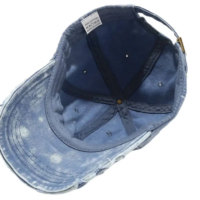 Washed Baseball Cap Curved Eaves-7