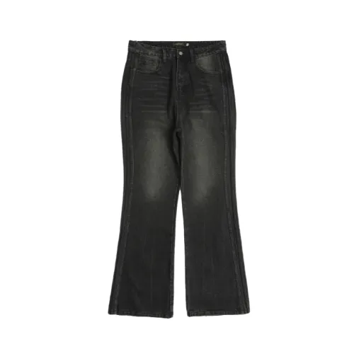 Retro Nostalgic Wash Water Micro-flared Jeans