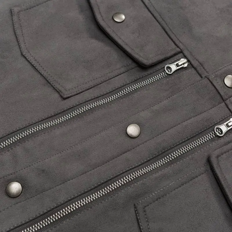 Three dimensional Pocket Decorative Lapel Jacket-5
