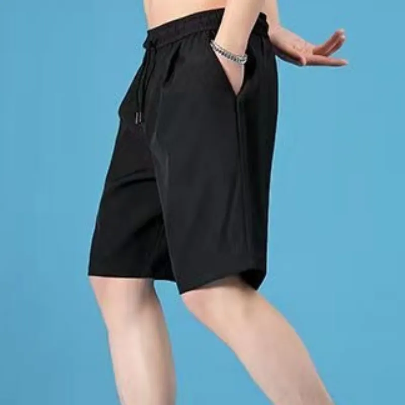 Printing Thin Casual Sports Loose Beach Pants-5