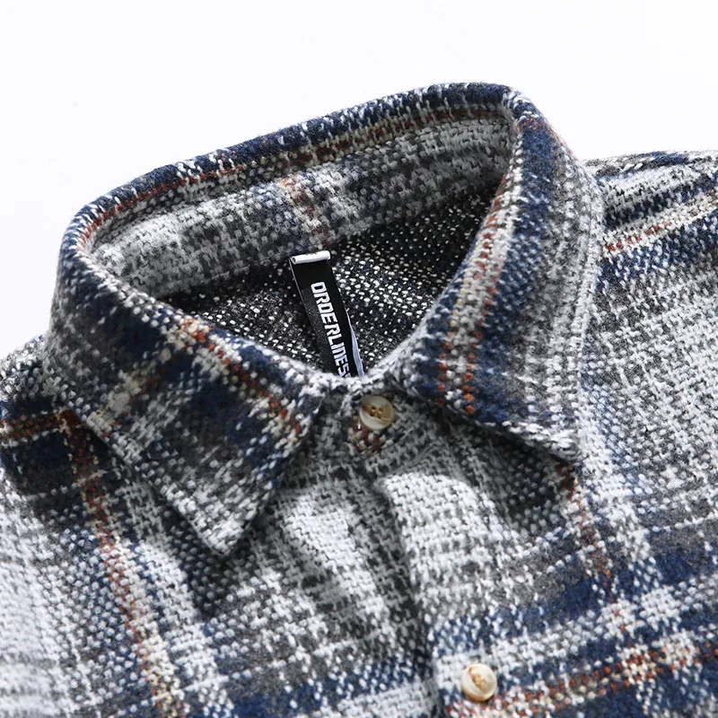 Vintage Long Sleeve Cardigan Shirt-2