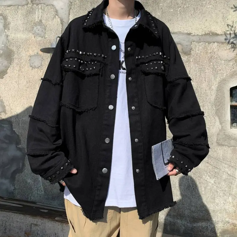Denim Punk Destruction Burr Edge Jacket-1