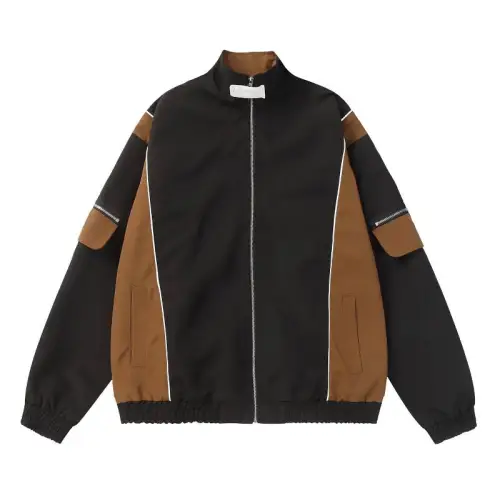 House Deconstructed Stitching Multi-Pocket Loose Jacket